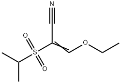 3-ETHOXY-2-(ISOPROPYLSULFONYL)ACRYLONITRILE 结构式