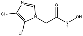 2-(4,5-二氯-1H-咪唑-1-基)-N-羟基乙酰胺 结构式