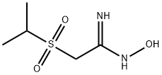 (Isopropylsulphonyl)acetamide oxime 结构式