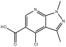 4-Chloro-1,3-dimethyl-1H-pyrazolo[3,4-b]pyridine-5-carboxylic acid