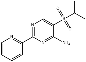 5-(ISOPROPYLSULFONYL)-2-(2-PYRIDYL)PYRIMIDIN-4-AMINE