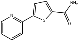 5-(2-吡啶基)噻吩-2-羧胺 结构式