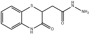 2-(3-氧-3,4-二氢-1,4-苯并噻嗪-2-基)乙肼 结构式