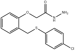 2-(2-(((4-Chlorophenyl)thio)methyl)phenoxy)acetohydrazide