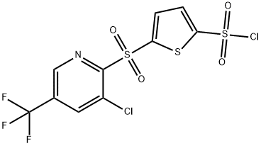 5-((3-Chloro-5-(trifluoromethyl)pyridin-2-yl)sulfonyl)thiophene-2-sulfonylchloride