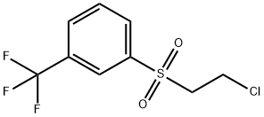 2-氯乙基-[3-(三氟甲基)苯基]硫酮 结构式