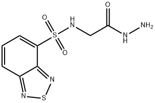 N4-(2-肼-2-乙氧基)-2,1,3-苯并三唑-4-磺酰胺 结构式