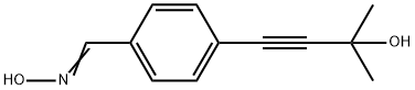 4-(3-HYDROXY-3-METHYLBUT-1-YNYL)BENZALDEHYDE OXIME