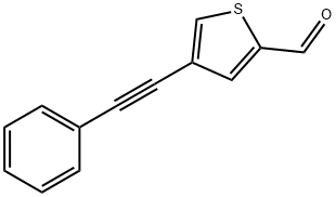 4-(2-苯乙基-1-基)噻吩-2-羧酸 结构式