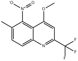 4-METHOXY-6-METHYL-5-NITRO-2-(TRIFLUOROMETHYL)QUINOLINE