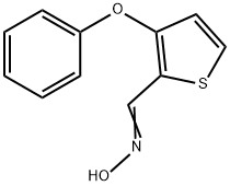 3-苯氧基噻吩-2-甲醛肟 结构式
