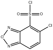 5-氯-2,1,3-苯并氧二唑-4-磺酰氯 结构式