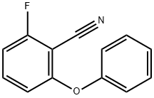 2-氟-6-苯氧基苯甲腈 结构式