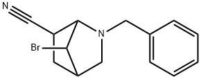 2-BENZYL-7-BROMO-2-AZABICYCLO[2.2.1]HEPTANE-6-CARBONITRILE 结构式