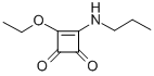 3-ETHOXY-4-(PROPYLAMINO)CYCLOBUT-3-ENE-1,2-DIONE 结构式