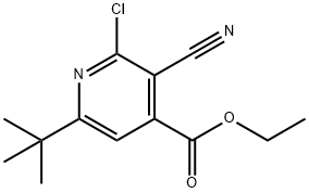 Ethyl6-(tert-butyl)-2-chloro-3-cyanoisonicotinate