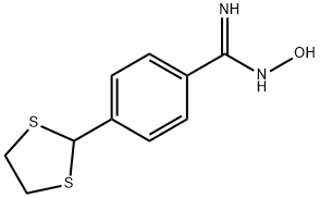 4-(1,3-DITHIOLAN-2-YL)-N'-HYDROXYBENZENECARBOXIMIDAMIDE 结构式