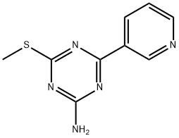 4-(METHYLTHIO)-6-(3-PYRIDYL)-1,3,5-TRIAZIN-2-AMINE