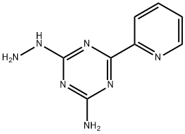 4-肼基-6-(2-吡啶)-1,3,5-三嗪-2-胺 结构式