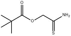 2-氨基-2-硫氧乙基特戊酸酯 结构式