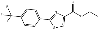 乙基-三氟甲基苯基1,3-噻唑-4-甲酸 结构式