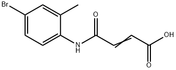 N-(4-溴-2-甲苯基)马来酸 结构式