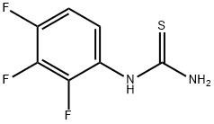 1-(2,3,4-三氟苯基)硫脲 结构式