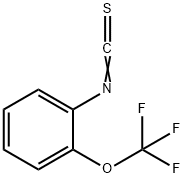 2-三氟甲氧基苯基异硫氰酸酯 结构式