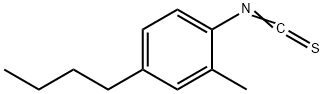 4-正丁基-2-甲基苯基氰酸酯 结构式