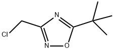 5-(叔丁基）-3-氯甲基-1，2，4-恶二唑 结构式