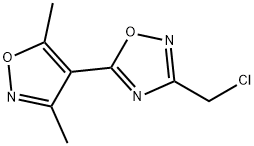 3-(Chloromethyl)-5-(3,5-dimethylisoxazol-4-yl)-1,2,4-oxadiazole