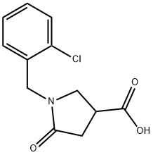 1-(2-Chlorobenzyl)-5-oxopyrrolidine-3-carboxylicacid