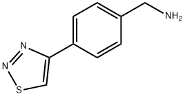 4-(1,2,3-噻二唑-4-基)苄胺盐酸盐 结构式