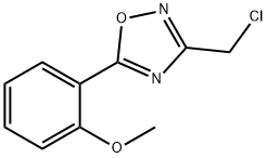 3-(氯甲基)-5-(2-甲氧基苯基)-1,2,4-氧二唑 结构式