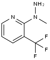 N-[3-(三氟甲基)-2-吡啶基]-N-甲基肼 结构式