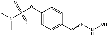 4-(N,N-二甲基氨磺酰氧基)苯甲酰胺肟 结构式