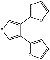 2-[4-(2-呋喃基)-3-噻吩]呋喃 结构式