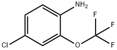 4-氯-2-(三氟甲氧基)苯胺 结构式