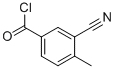 3-氰基-4-甲基苯甲酰氯 结构式