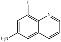 8-氟喹啉-6-胺 结构式
