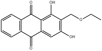 lucidin ethyl ether 结构式