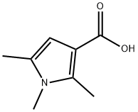 1,2,5-三甲基-1H-吡咯-3-碳酸 结构式