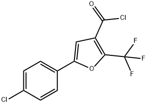 5-(4-CHLOROPHENYL)-2-(TRIFLUOROMETHYL)FURAN-3-CARBONYL CHLORIDE