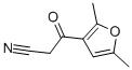 3-(2,5-二甲基-3-呋喃基)-3-氧丙腈 结构式