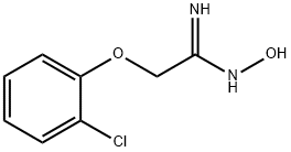 2-(2-氯苯氧基)乙酰胺肟 结构式