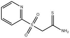 2-(2-吡啶基磺酰)硫代乙酰胺 结构式