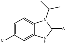 5-氯-1-异丙基-1,3-二氢-2H-苯并[D]咪唑-2-硫酮 结构式