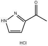 1-(1H-吡唑-5-基)乙基-1-酮 盐酸盐 结构式
