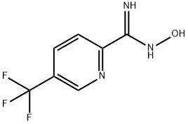 5-(TRIFLUOROMETHYL)PYRIDINE-2-CARBOXAMIDE OXIME 结构式