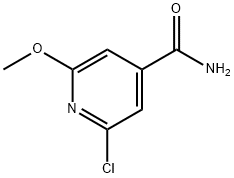 2 -氯- 6 -甲氧基吡啶- 4 -酰胺 结构式